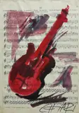 Senza titolo by Giuseppe Chiari, mixed media on paper, offered Jun 2018