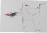 Vettor Pisani, Tre disegni, mixed media on paper