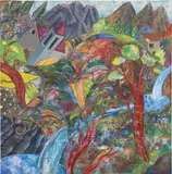 Senza titolo by Luca Alinari, mixed media on canvas, offered Jun 2018