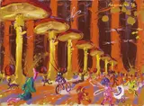 Peter Angermann, Senza titolo, 1990, oil on canvas
