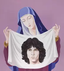 La Veronica di Jim by Giuseppe Veneziano, 2010, acrylic on canvas, offered Jun 2018