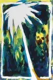 Senza titolo by Mario Schifano, 1997, enamel and oggetti on canvas, offered Jun 2018