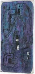 Marcello Lo Giudice, Senza titolo, 2009, Materasso a rete con gesso in teca di plexiglass