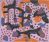 Composizione by Giulio Turcato, oil on canvas, offered Jun 2018