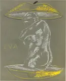 Eva by Aldo Mondino, pastel on paper, offered Jun 2018