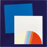 Eugenio Carmi, Ossimoro vagante, 1997, acrylic on canvas tesa on panel