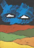 Paesaggio by Tano Festa, 1987, acrylic on canvas, offered Jun 2018