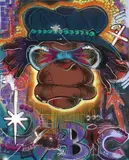 Torrick Ablack, * = B or C?, 2007, spray and acrylic on canvas