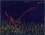 Senza titolo by Pier Paolo Calzolari, 1978, mixed media on card applicato on canvas, offered Jun 2018