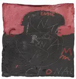 Antoni Tàpies, Homenatge a la Internacional, 1976, mixed media on canvas applicata on panel