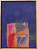 Mimmo Paladino, Senza titolo, 1997, mixed media on panel