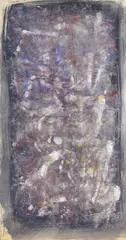 Mark Tobey, Untitled, 1962, tempera on monotipo applicato on canvas