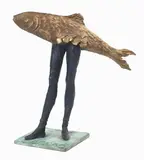 Opérà by Aldo Mondino, 1998, scultura in bronze, offered Jun 2018