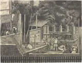 Fillide Levasti, Muratori, 1949, charcoal on paper