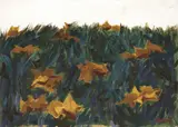 Foglie secche su cielo bianco by Renzo Grazzini, 1965, oil on panel, offered Apr 2018