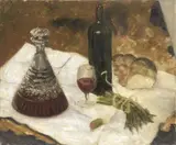 Edward Le Bas, Natura morta, 1957, oil on canvas