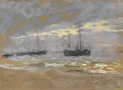 Siebe Johannes ten Cate, Marina, 1902, pastel on paper