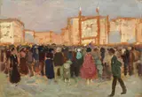 Cafiero Filippelli, Tombola in piazza