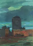 La garitta di Antignano by Renato Natali, 1926, oil on cardboard, offered Apr 2018