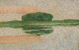 Benvenuto Benvenuti, Riflessi, oil on cardboard