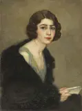 Giovanni Costetti, Ritratto di Lia Marconi, 1923, oil on canvas