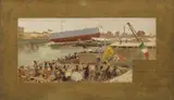 Francesco Gioli, Il varo della Regia Nave Lepanto