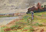 Ulvi Liegi, Il greto dell'Arno (Le Cascine)