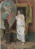 Francesco Vinea, Nello studio del pittore, 1868, oil on canvas