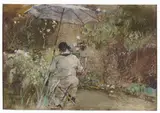 Giuseppe Casciaro, Giardino, 1925, pastelli on paper