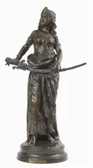 Alphonse Lévy, Giuditta, scultura in bronze