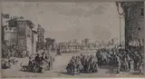 Jacques Callot, Le marché d'esclaves, etching