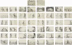 Les caprices by Jacques Callot, Serie completa di, offered Apr 2018