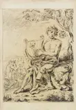 Giorgio de Chirico, Orfeo che canta accompagnandosi con la cetra