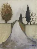 Strada by Ottone Rosai, 1955, oil on canvas, offered Dec 2017