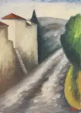 Paese by Ottone Rosai, 1952, oil on canvas, offered Dec 2017