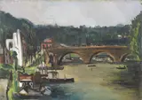 Ponte di Sèvres by Filippo de Pisis, oil on canvas, offered Dec 2017