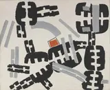 Giuseppe Capogrossi, Superficie 127, 1955, oil on canvas