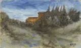 Paesaggio by Ottone Rosai, 1945, oil on canvas, offered Dec 2017