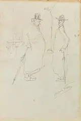 In conversazione by Lorenzo Viani, inchiostro on paper, offered Oct 2017