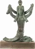 Libero Andreotti, Sirenetta con putto sulle spalle, scultura in bronze