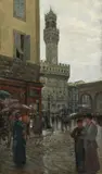 Giovanni Lessi, Piazza della Signoria - Firenze