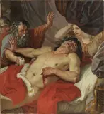 Felice Giani, Morte di Catone Uticense, oil on canvas