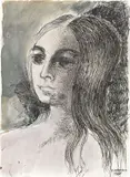 Paul Delvaux, Portrait de femme