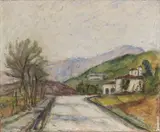 Paesaggio by Arturo Tosi, oil on canvas, offered May 2017