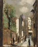 Strada di Parigi by Filippo de Pisis, 1927, oil on canvas, offered May 2017