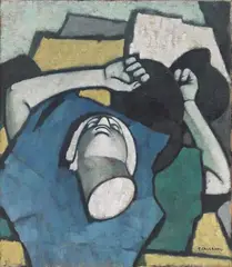 Paralleli I by Felice Casorati, 1949, oil on canvas, offered May 2017