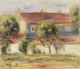 La maison de l'artiste by Pierre-Auguste Renoir, oil on canvas, offered May 2017