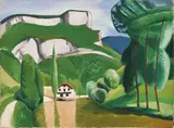 Auguste Herbin, Les gorges de la Loue, 1923, oil on canvas