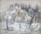 Gustave Loiseau, Maisons à Pontoise sous la neige