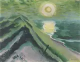 Max Pechstein, Seenebel, 1922, oil on canvas